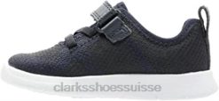 baskets basses garçon ath flux t clarks bleu marine marine enfants N6R8B1125 Clarks bleu marine marine