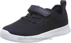 bleu marine marine baskets basses garçon Clarks Ath Flux T enfants N6R8B1160 Clarks bleu marine marine