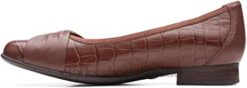 blush wish clarks cuir croco beige foncé unisexe N6R8B37 Clarks