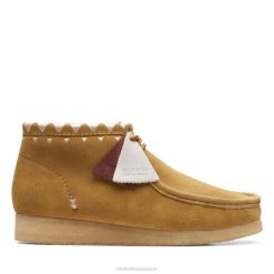 botte wallabee de clarks wlined en mousse de chêne Hommes N6R8B6611 Clarks mousse de chêne