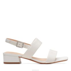 bracelet seren25 en cuir blanc clarks femmes N6R8B3004 Clarks cuir blanc