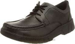 branche de garçon dentelle et oxford clarks cuir noir enfants N6R8B295 Clarks Cuir noir