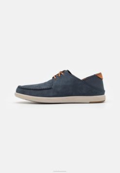 chaussures à lacets bratton bleu marine clarks unisexe N6R8B7156 Clarks marine