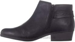 Clarks Addiy Kara en cuir noir pour femmes, bout en amande, cheville, mode, beige femmes N6R8B532 Clarks noir