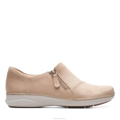 clarks appley zip sable nubuck femmes N6R8B3323 Clarks nubuck sable