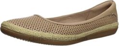 Clarks - Ballerines plates Danelly Adira pour femme en cuir sable femmes N6R8B838 Clarks cuir sable