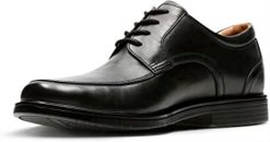 Clarks Black Leather Un Aldric Park Oxford pour homme Hommes N6R8B777 Clarks