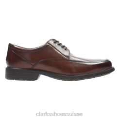 clarks boone en cuir marron Hommes N6R8B4515 Clarks cuir beige