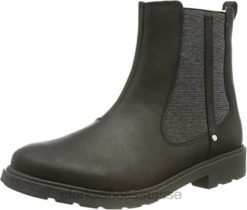 Clarks - Bottines Chelsea Astrol Ork en cuir noir pour fille enfants N6R8B2969 Clarks Cuir noir