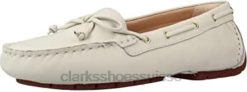 clarks cla c mocc boat 2 cuir blanc unisexe N6R8B18 Clarks