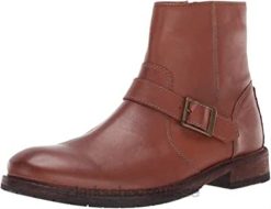 Clarks Clarksdale - Bottines en cuir marron foncé pour hommes Hommes N6R8B75 Clarks bronzage foncé