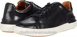 clarks court lite dentelle noir unisexe N6R8B1751 Clarks Cuir noir