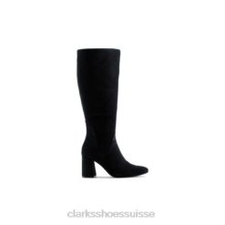clarks daim noir laina85 hi unisexe N6R8B4209 Clarks Suède noir