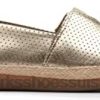 Clarks Danelly Sky Mocassins pour femmes Champagne Synthétique Métallisé Champagne femmes N6R8B2362 Clarks Champagne