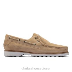 clarks durleigh voile taupe daim Hommes N6R8B4474 Clarks daim taupe