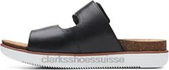 Clarks Elayne Easy Slide Sandale pour femme Noir femmes N6R8B562 Clarks noir