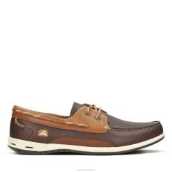 Clarks en cuir marron Orson Harbour Hommes N6R8B3761 Clarks cuir marron