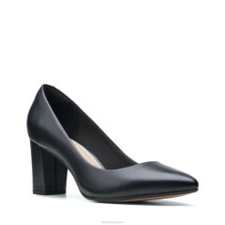 Clarks en cuir noir Aubrie Sun unisexe N6R8B3339 Clarks Cuir noir