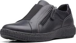 Clarks en cuir noir Caroline Cove Oxford pour femme femmes N6R8B107 Clarks Cuir noir