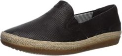 Clarks Femme Danelly Iris Mocassins Plats En Cuir Noir femmes N6R8B138 Clarks Cuir noir