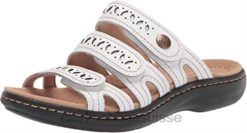 Clarks Femme Laurieann Dee Cuir Blanc Cuir femmes N6R8B2258 Clarks