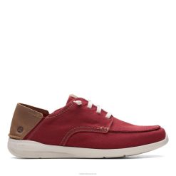 Clarks Gorwlace rouge brique Hommes N6R8B3724 Clarks rouge brique
