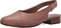 Clarks Juliet Pull Mocassin Femme Cuir Praliné femmes N6R8B1042 Clarks