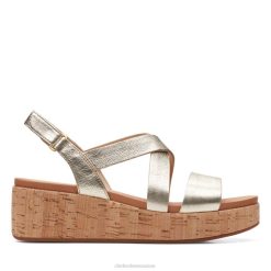 clarks kimmei liège champagne champagne femmes N6R8B5218 Clarks Champagne
