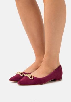 Clarks - Laina - Ballerines bordeaux unisexe N6R8B7058 Clarks bordeaux