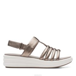 Clarks métalliques dérivent facilement femmes N6R8B3315 Clarks métallique