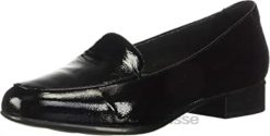 Clarks - Mocassins Juliet Lora vernis noirs pour femmes femmes N6R8B1569 Clarks vernis noir