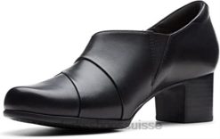 Clarks noir femme un damson adele cuir taille femmes N6R8B2811 Clarks noir