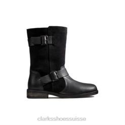 clarks noirs demi flux unisexe N6R8B4235 Clarks noir