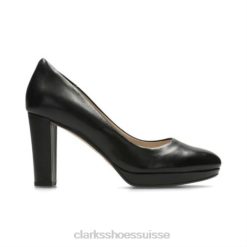 Clarks noirs Kendra Terre de Sienne unisexe N6R8B4056 Clarks noir