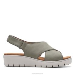 clarks sage nubuck un karely sun sage nubuck femmes N6R8B5209 Clarks nubuck sauge
