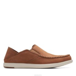 Clarks - Slip Bratton en nubuck beige foncé Hommes N6R8B3689 Clarks nubuck beige foncé