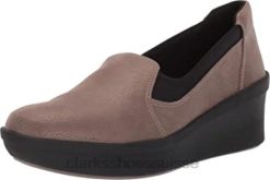 Clarks Step Rose Moon étain synthétique 7 unisexe N6R8B891 Clarks