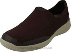 clarks steptrolledge mocassins pour hommes marron Hommes N6R8B946 Clarks brun