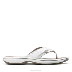 clarks synthétique blanc brise mer synthétique blanc femmes N6R8B6292 Clarks synthétique blanc