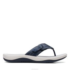 clarks synthétiques sunmaze daisy marine femmes N6R8B3406 Clarks synthétique marine