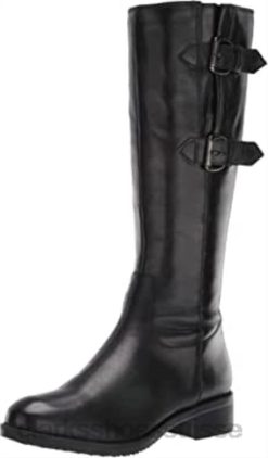 Clarks - Tamro Spice - Bottines hautes pour femmes - Noir femmes N6R8B362 Clarks Cuir noir