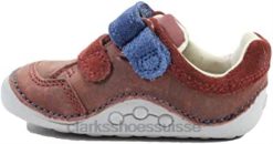 clarks ti ny zakk chaussures de pré-marche en cuir marron pour enfants enfants N6R8B153 Clarks