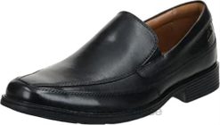 Clarks - Tilden - Mocassins à enfiler gratuits en cuir noir unisexe N6R8B2130 Clarks Cuir noir