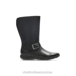 clarks venture moon jnr f fit noir unisexe N6R8B4586 Clarks noir