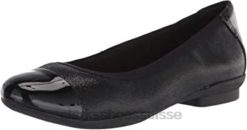 combi en cuir noir ballerines sara orchidée clarks pour femmes femmes N6R8B1547 Clarks