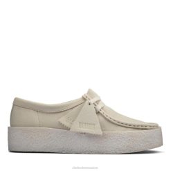 coupe wallabee en nubuck blanc clarks en nubuck blanc unisexe N6R8B6180 Clarks nubuck blanc
