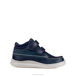 cuir bleu marine clarks crest tuktu enfant en cuir bleu marine enfants N6R8B5928 Clarks cuir marine