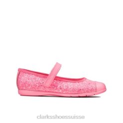 dance tap inf f fit clarks rose synthétique unisexe N6R8B4725 Clarks synthétique rose