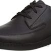 derbys Oakland Craft pour hommes Clarks en cuir noir Hommes N6R8B1695 Clarks Cuir noir