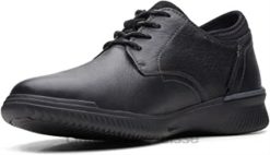 donaway plaoxford clarks en cuir noir pour hommes Hommes N6R8B156 Clarks